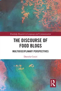 The Discourse of Food Blogs_cover