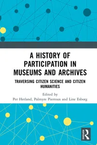 A History of Participation in Museums and Archives_cover