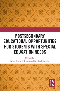 Postsecondary Educational Opportunities for Students with Special Education Needs_cover