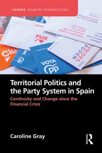 Territorial Politics and the Party System in Spain:_cover