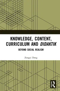 Knowledge, Content, Curriculum and Didaktik_cover
