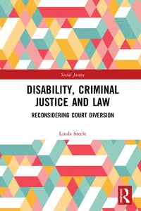 Disability, Criminal Justice and Law_cover