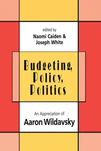 Budgeting, Policy, Politics_cover