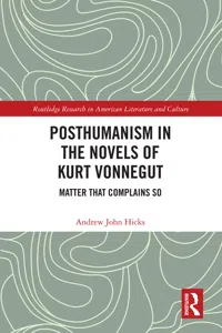 Posthumanism in the Novels of Kurt Vonnegut_cover