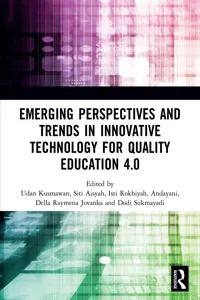 Emerging Perspectives and Trends in Innovative Technology for Quality Education 4.0_cover