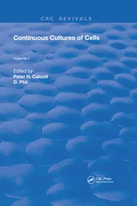 Continuous Cultures Of Cells_cover