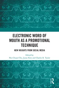 Electronic Word of Mouth as a Promotional Technique_cover