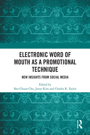 Electronic Word of Mouth as a Promotional Technique