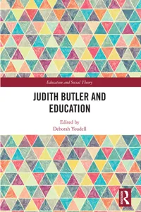 Judith Butler and Education_cover