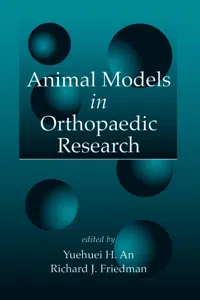 Animal Models in Orthopaedic Research_cover