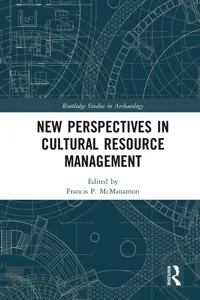 New Perspectives in Cultural Resource Management_cover