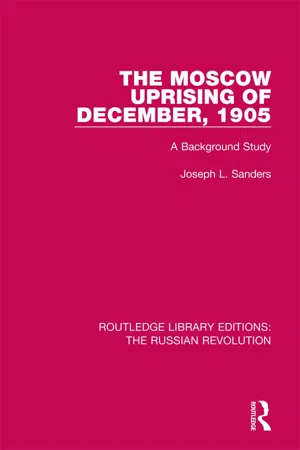 The Moscow Uprising of December, 1905