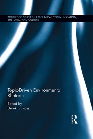 Topic-Driven Environmental Rhetoric