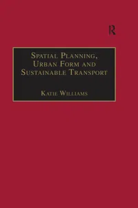 Spatial Planning, Urban Form and Sustainable Transport_cover