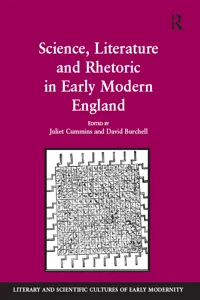 Science, Literature and Rhetoric in Early Modern England_cover