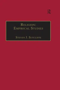 Religion: Empirical Studies_cover