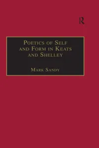 Poetics of Self and Form in Keats and Shelley_cover