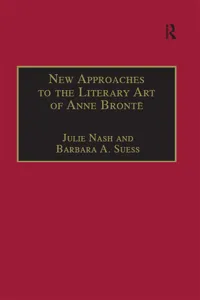 New Approaches to the Literary Art of Anne Brontë_cover