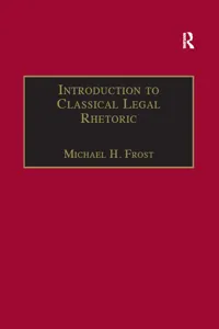 Introduction to Classical Legal Rhetoric_cover