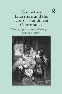 Elizabethan Literature and the Law of Fraudulent Conveyance_cover