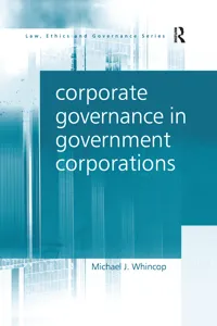 Corporate Governance in Government Corporations_cover