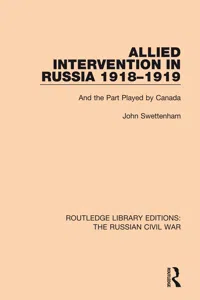 Allied Intervention in Russia 1918-1919_cover