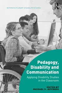 Pedagogy, Disability and Communication_cover