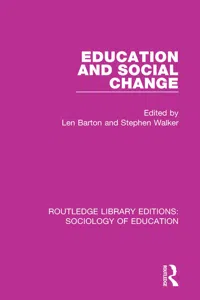 Education and Social Change_cover