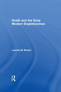 Death and the Early Modern Englishwoman_cover