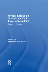 Critical Essays on Shakespeare's A Lover's Complaint_cover