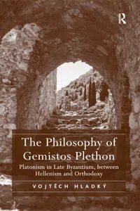 The Philosophy of Gemistos Plethon_cover