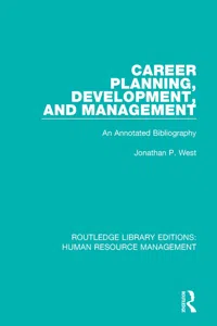 Career Planning, Development, and Management_cover