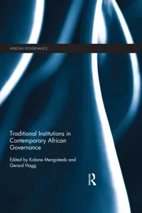 Traditional Institutions in Contemporary African Governance_cover