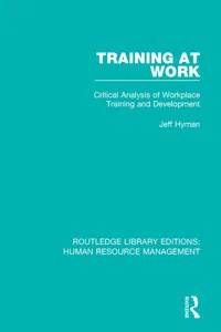 Training at Work_cover