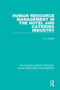 Human Resource Management in the Hotel and Catering Industry_cover