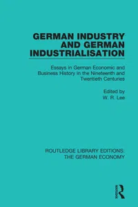 German Industry and German Industrialisation_cover