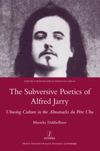 The Subversive Poetics of Alfred Jarry_cover