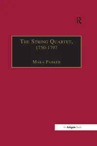 The String Quartet, 1750–1797_cover