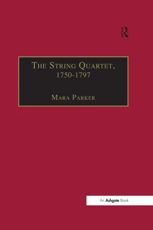 The String Quartet, 1750–1797