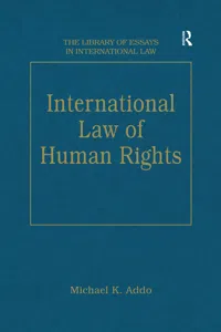 International Law of Human Rights_cover