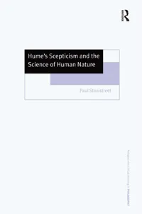 Hume's Scepticism and the Science of Human Nature_cover