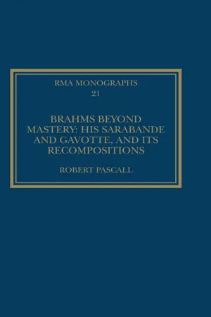 Brahms Beyond Mastery