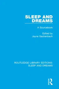 Sleep and Dreams_cover