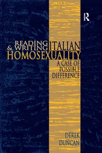 Reading and Writing Italian Homosexuality_cover