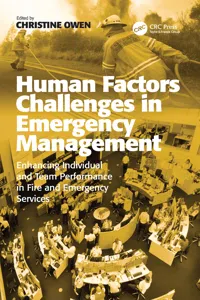 Human Factors Challenges in Emergency Management_cover