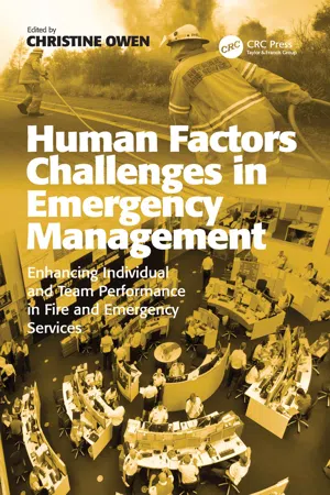 Human Factors Challenges in Emergency Management