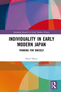 Individuality in Early Modern Japan_cover