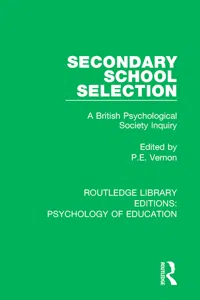 Secondary School Selection_cover