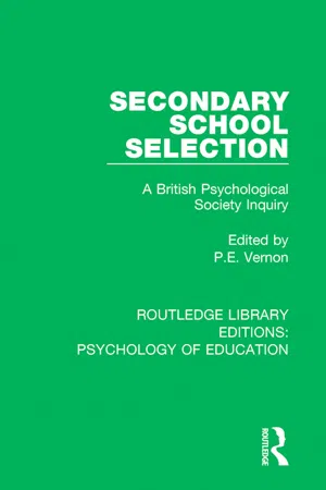 Secondary School Selection