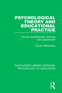 Psychological Theory and Educational Practice_cover